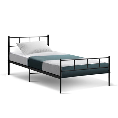 Dealsmate  Bed Frame Single Metal Bed Frames SOL