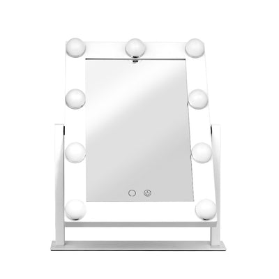 Dealsmate  Makeup Mirror Hollywood with Light Round 360&deg; Rotation Tabletop 9