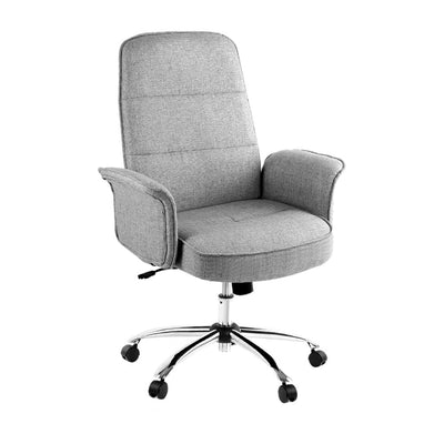 Dealsmate  Fabric Office Chair Grey