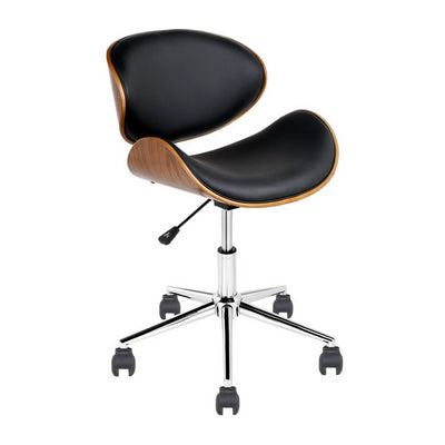 Dealsmate  Leather Office Chair Black