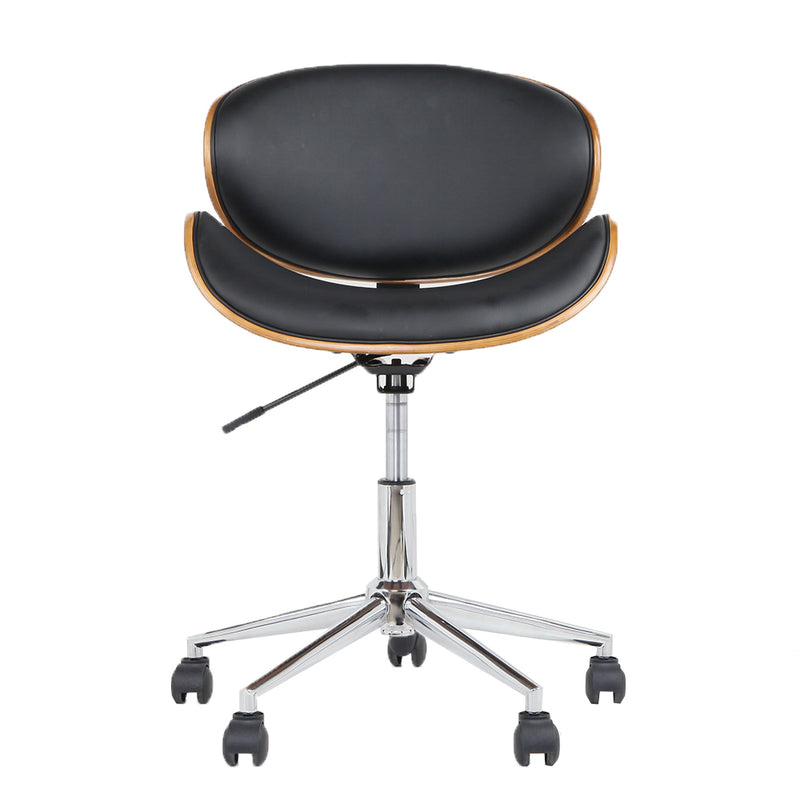 Dealsmate  Leather Office Chair Black