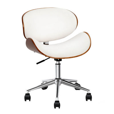 Dealsmate  Leather Office Chair White