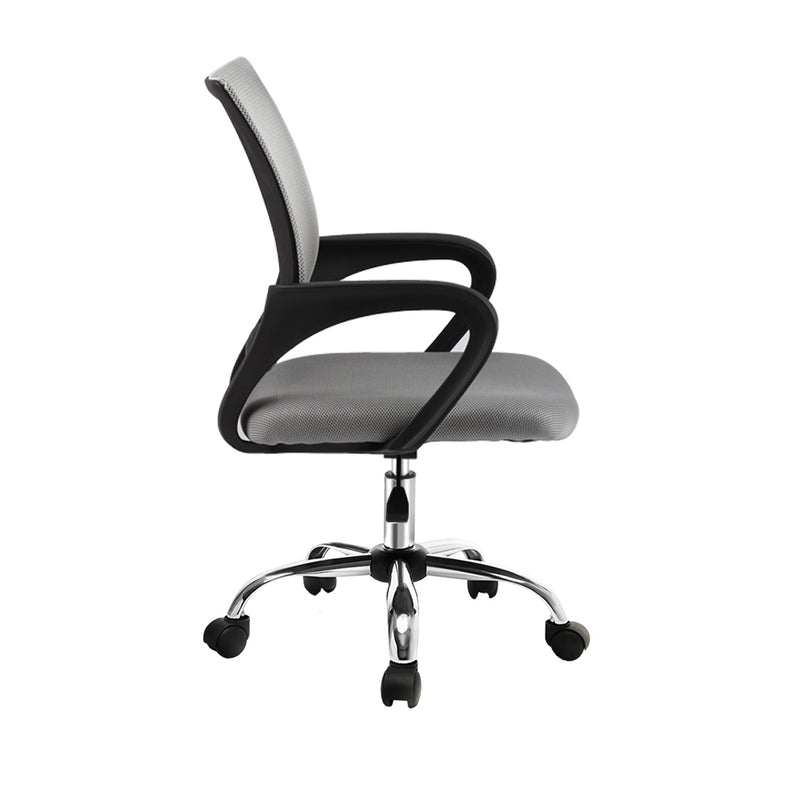 Dealsmate  Office Chair Gaming Chair Computer Mesh Chairs Executive Mid Back Grey