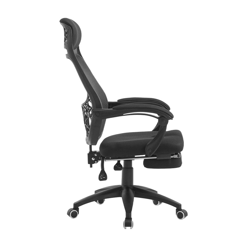 Dealsmate  Mesh Office Chair Recliner Black