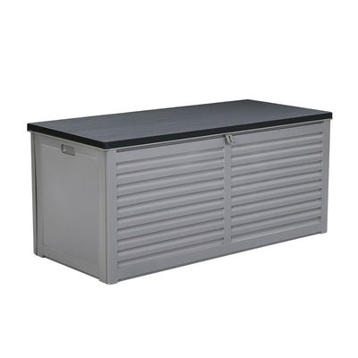Dealsmate  Outdoor Storage Box 490L Bench Seat Indoor Garden Toy Tool Sheds Chest