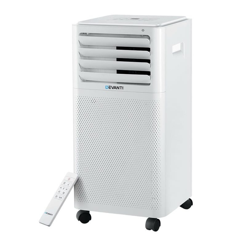 Dealsmate Devanti Portable Air Conditioner Window Kit Cooling Mobile Fan 9000BTU 2500W