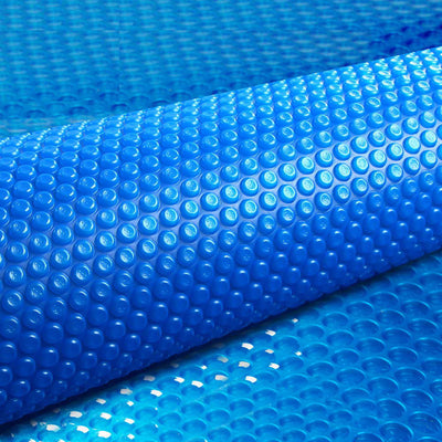 Dealsmate Aquabuddy Pool Cover 500 Micron 10x4m Swimming Pool Solar Blanket Blue
