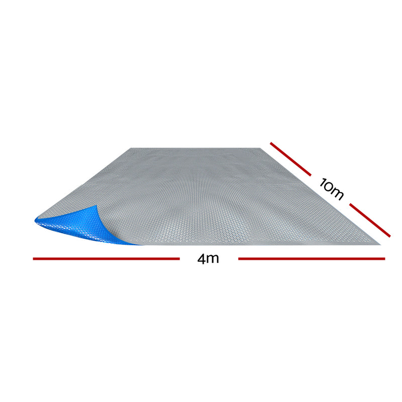 Dealsmate Aquabuddy 10X4M Solar Swimming Pool Cover 500 Micron Isothermal Blanket