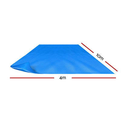 Dealsmate Aquabuddy 10M X 4M Solar Swimming Pool Cover 400 Micron Outdoor Bubble Blanket