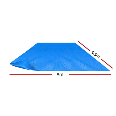 Dealsmate Aquabuddy 9.5X5M Solar Swimming Pool Cover 500 Micron Isothermal Blanket 