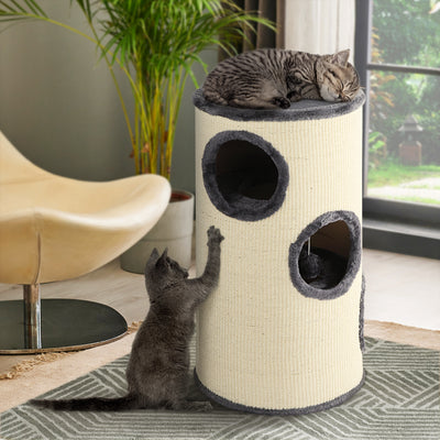 Dealsmate  Cat Tree Trees Scratching Post Scratcher Tower Condo House 70cm