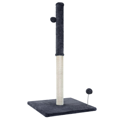 Dealsmate  Cat Tree 105cm Scratching Post Scratcher Tower Condo House Hanging toys Grey