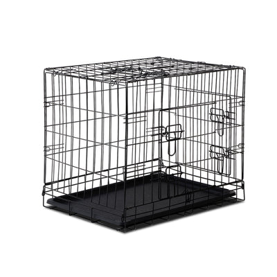 Dealsmate  Dog Cage 24inch Pet Cage - Black 