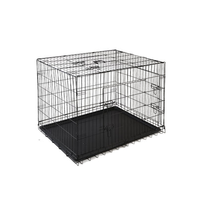 Dealsmate  Dog Cage 42inch Pet Cage - Black 