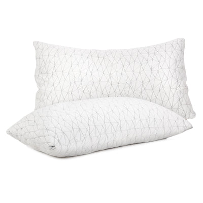Dealsmate Giselle Bedding Set of 2 Rayon King Memory Foam Pillow