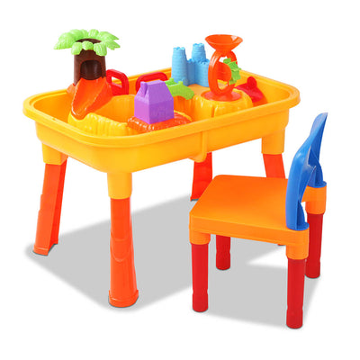 Dealsmate Keezi Kids Table & Chair Sandpit Set