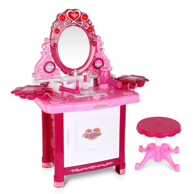 Dealsmate Keezi 30 Piece Kids Dressing Table Set - Pink