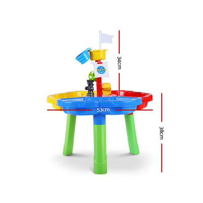 Dealsmate Keezi Kids Beach Sand and Water Sandpit Outdoor Table Childrens Bath Toys