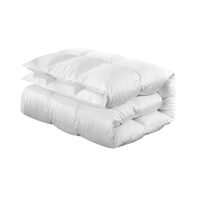 Dealsmate Giselle Bedding 500GSM Goose Down Feather Quilt King