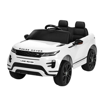 Dealsmate Kids Electric Ride On Car Land Rover Licensed Toy Cars Remote 12V Battery White