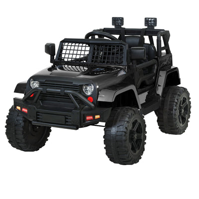 Dealsmate  Kids Ride On Car Electric 12V Car Toys Jeep Battery Remote Control Black