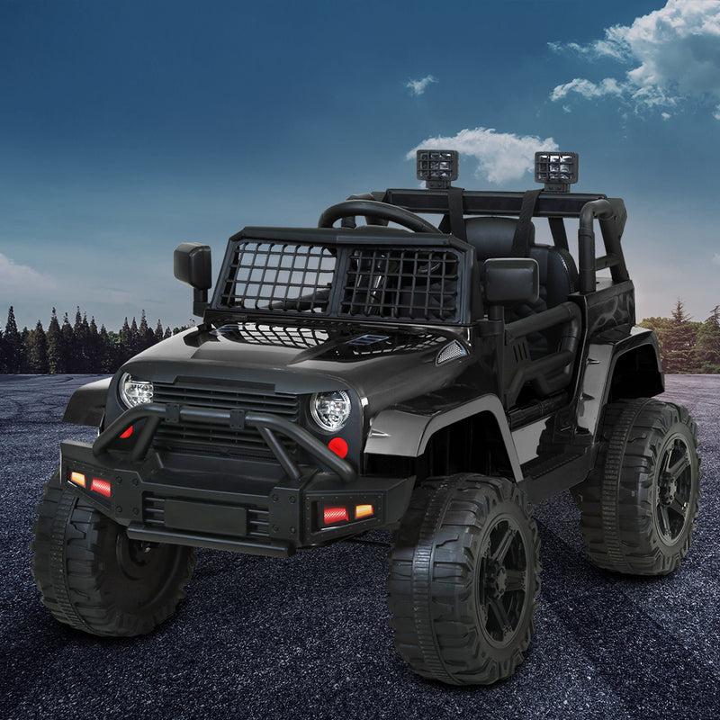 Dealsmate  Kids Ride On Car Electric 12V Car Toys Jeep Battery Remote Control Black
