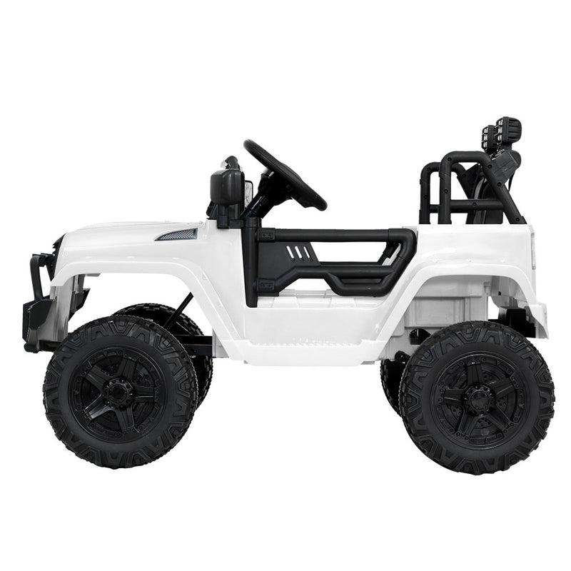Dealsmate  Kids Ride On Car Electric 12V Car Toys Jeep Battery Remote Control White
