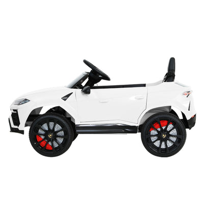 Dealsmate 12V Electric Kids Ride On Toy Car Licensed Lamborghini URUS Remote Control White