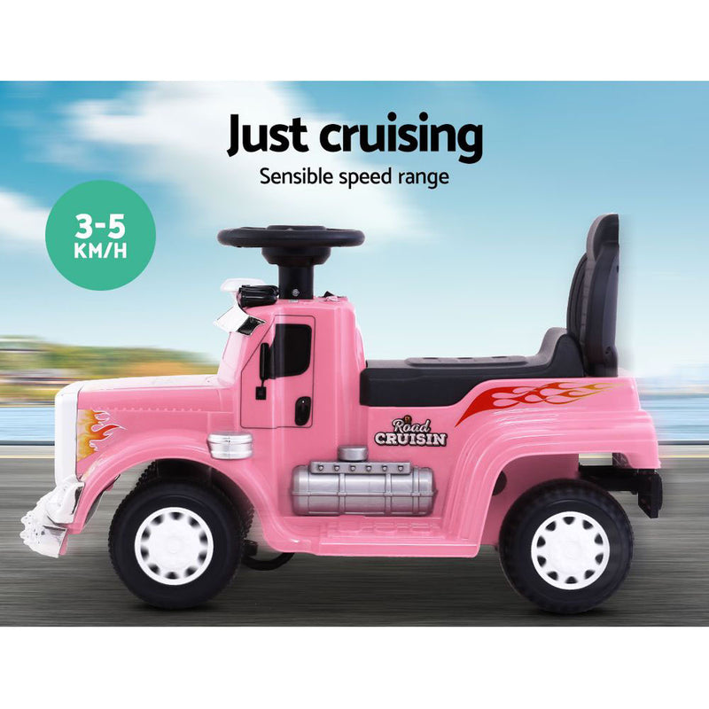 Dealsmate  Kids Electric Ride On Car Truck Motorcycle Motorbike Toy Cars 6V Pink