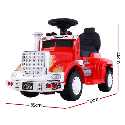 Dealsmate  Kids Electric Ride On Car Truck Motorcycle Motorbike Toy Cars 6V Red