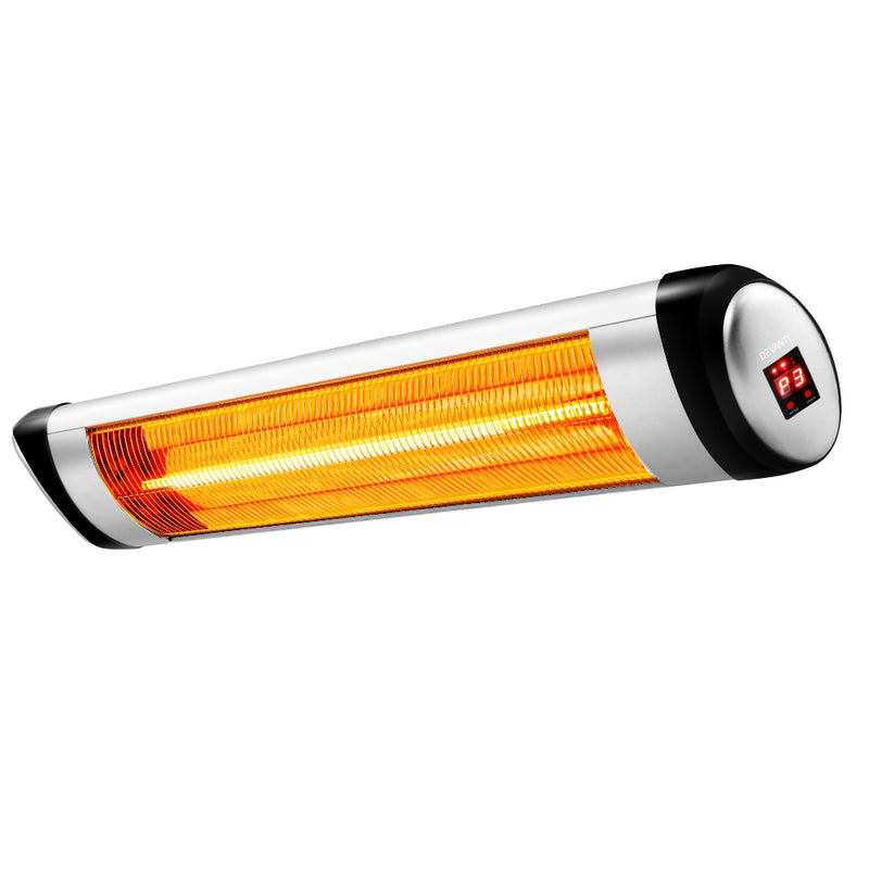 Dealsmate Devanti Electric Strip Heater Radiant Heaters 1500W