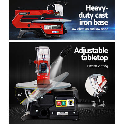 Dealsmate  16 120W Scroll Saw Blades Variable Speed Saws Electric Lamps Scrollsaw