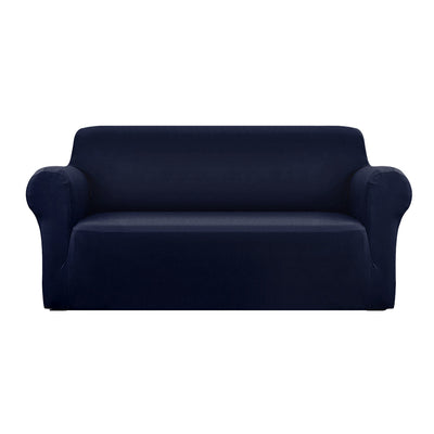 Dealsmate  Sofa Cover Couch Covers 3 Seater Stretch Navy