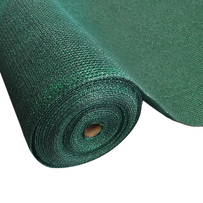Dealsmate Instahut 50% Sun Shade Cloth Shadecloth Sail Roll Mesh 3.66x20m 100gsm Green