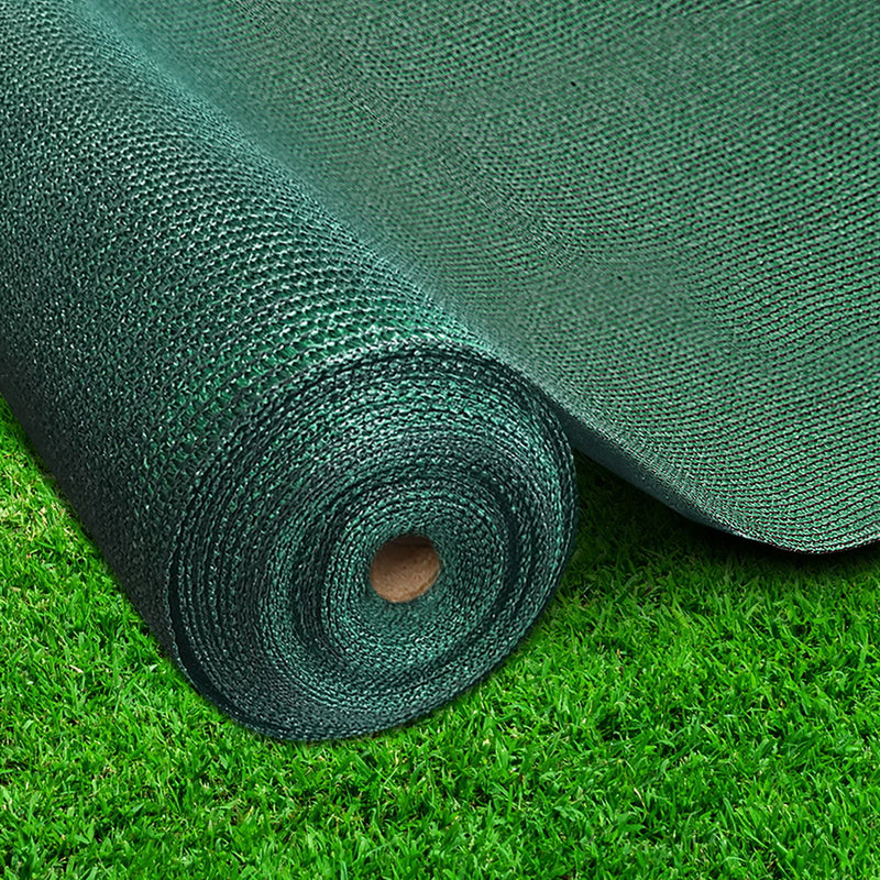 Dealsmate Instahut 50% Sun Shade Cloth Shadecloth Sail Roll Mesh 3.66x20m 100gsm Green