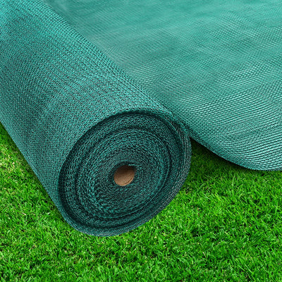 Dealsmate Instahut 3.66x20m 30% UV Shade Cloth Shadecloth Sail Garden Mesh Roll Outdoor Green
