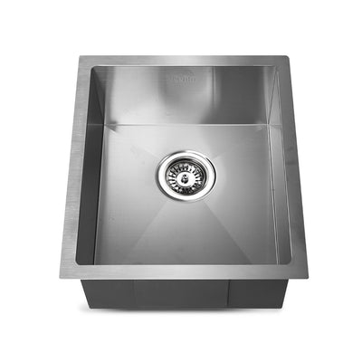 Dealsmate Cefito Kitchen Sink 45X39CM Stainless Steel Basin Single Bowl Laundry Silver