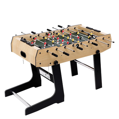 Dealsmate 4FT Soccer Table Foosball Football Game Home Family Party Gift Playroom Foldable