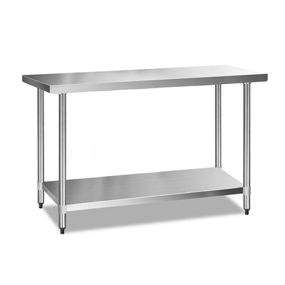 Dealsmate Cefito 1524x610mm Stainless Steel Kitchen Bench 430