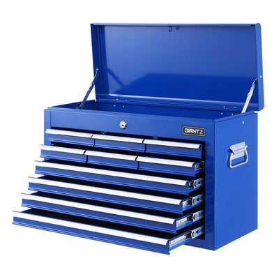 Dealsmate  10-Drawer Tool Box Chest Cabinet Garage Storage Toolbox Blue