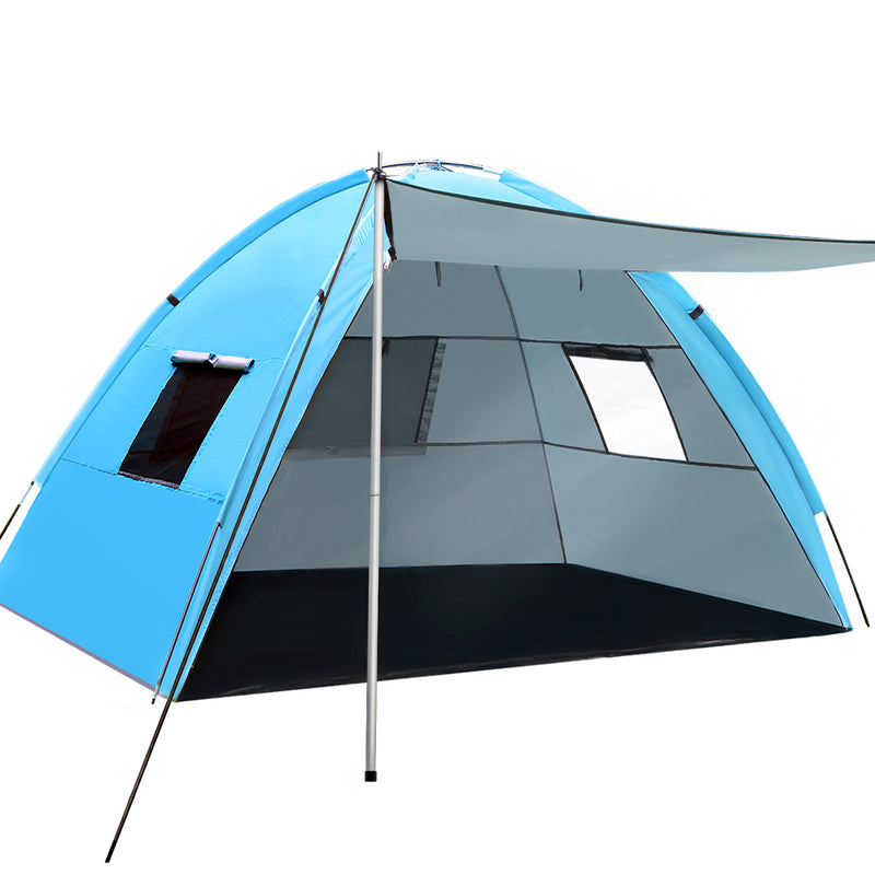 Dealsmate Weisshorn Camping Tent Beach Tents Hiking Sun Shade Shelter Fishing 2-4 Person