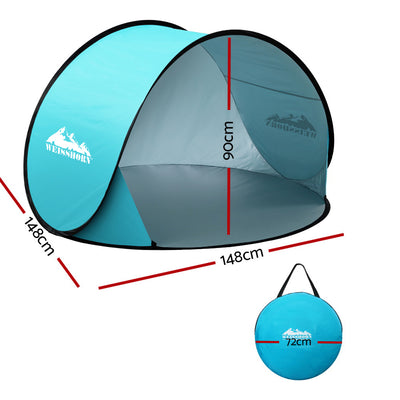 Dealsmate Weisshorn Pop Up Beach Tent Camping Portable Sun Shade Shelter Fishing