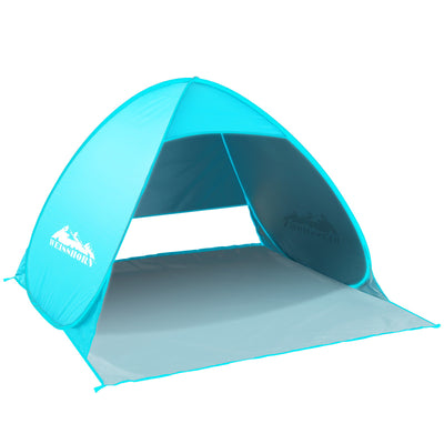 Dealsmate Weisshorn Pop Up Beach Tent Camping Hiking 3 Person Sun Shade Fishing Shelter