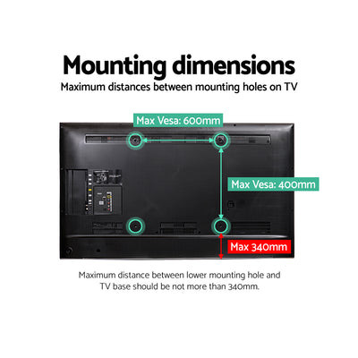 Dealsmate  TV Stand Mount Bracket for 32-70 LED LCD Swivel Tabletop Desktop Plasma