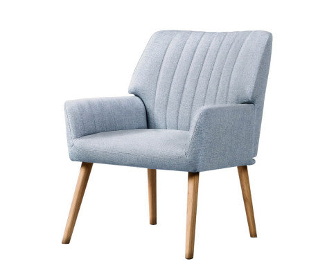 Lounge Armchair Fabric Grey