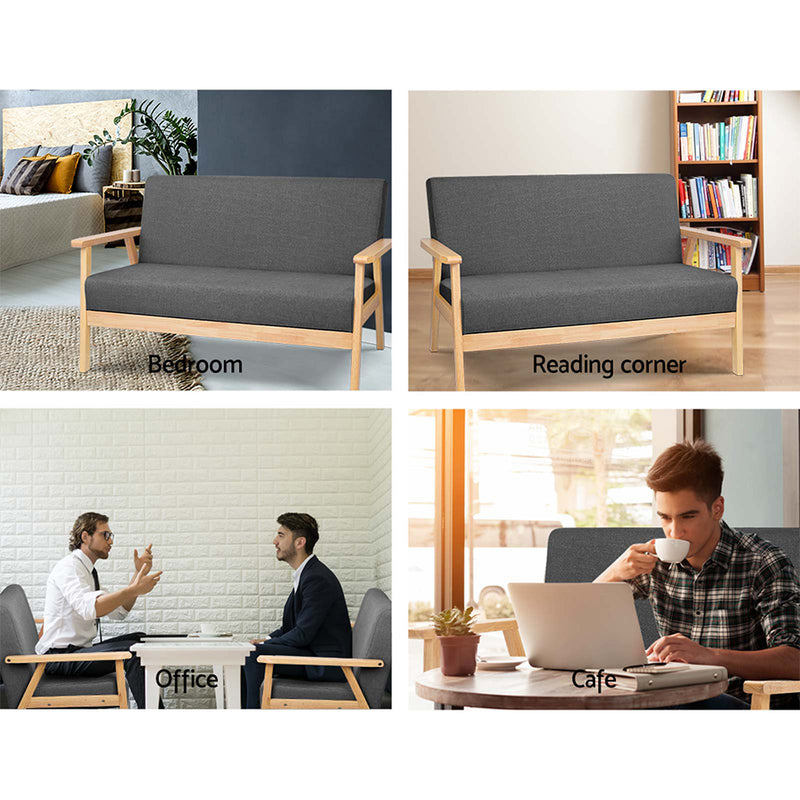 Dealsmate  2-Seater Sofa Armchair Skane