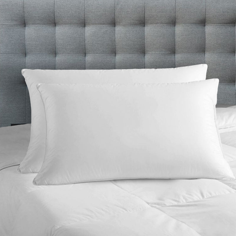 Dealsmate Royal Comfort Luxury Bamboo Blend Gusset Pillow Twin Pack 4cm Gusset Support