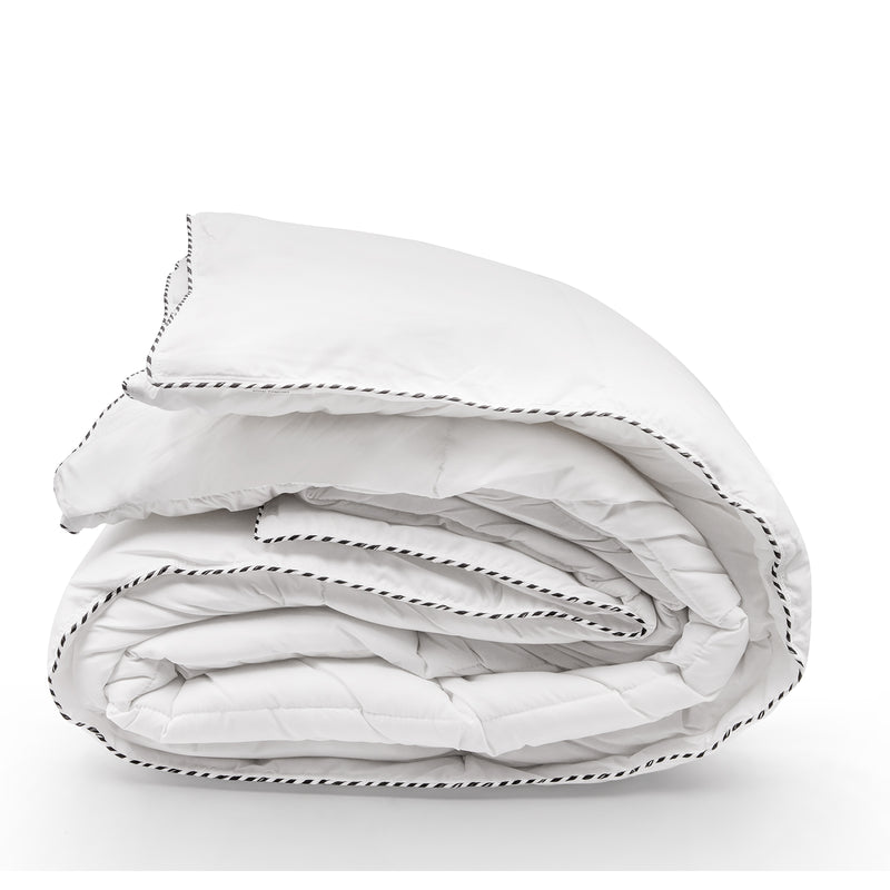 Dealsmate Royal Comfort Bamboo Blend Quilt 250GSM Luxury  Duvet 100% Cotton Cover - Queen - White