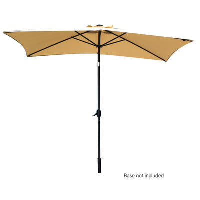 Dealsmate Arcadia Furniture Umbrella 3 Metre Umbrella with Solar LED Lights Garden Yard - Beige