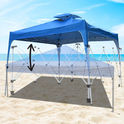 Dealsmate Arcadia Furniture 3M x 3M Outdoor Folding Tent - Navy